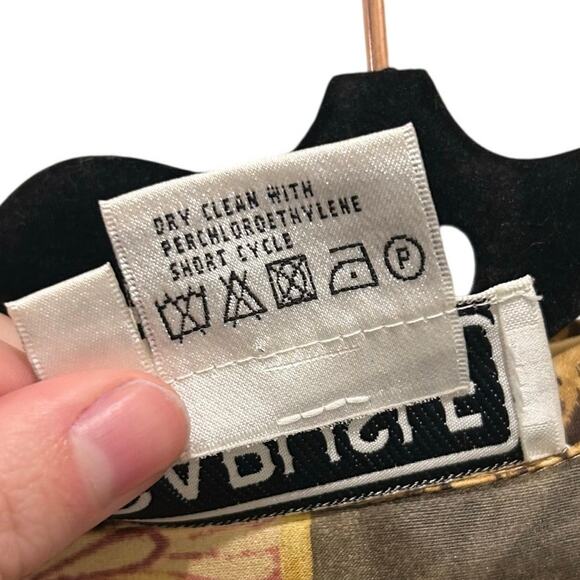 Vintage Carlisle Multi Mixed Animal Print Tie Front 100% Silk Top Womens US 6 - Picture 3 of 5